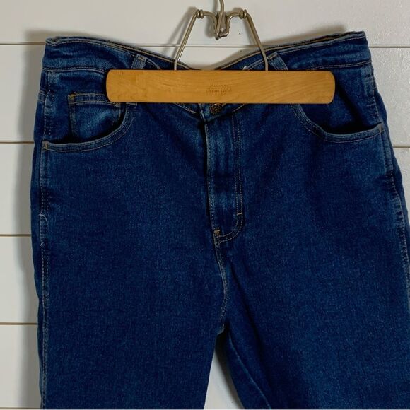 Jordache vintage 80s high rise straight leg mom boyfriend jeans size 14 - Picture 3 of 10